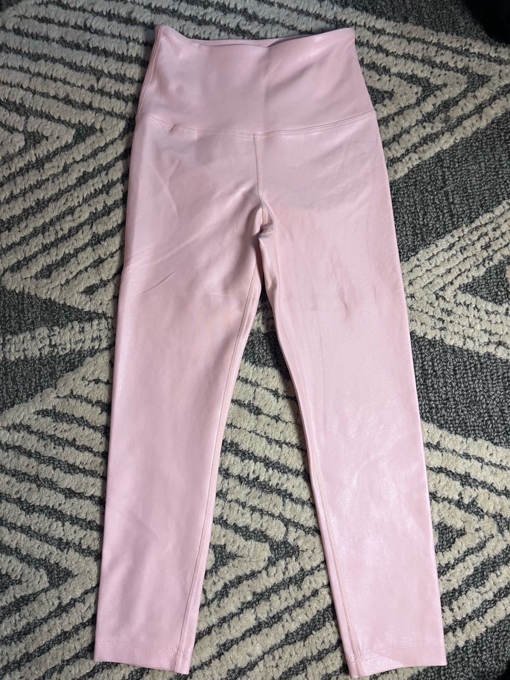 Carbon Light Pink Shimmer Leggings